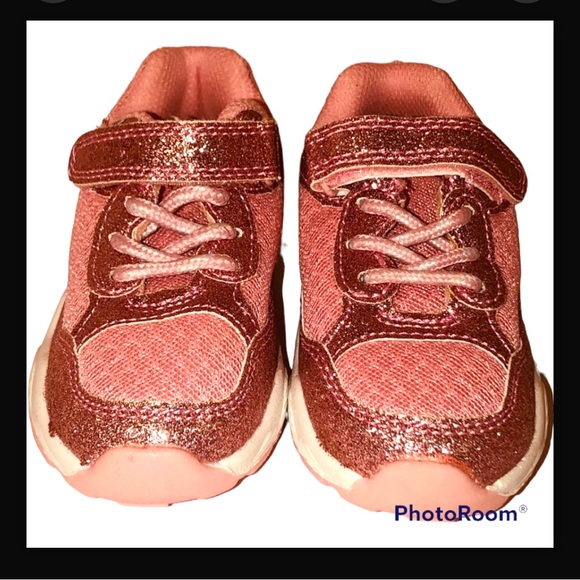 NWT Carter's Unisex-Child Flash Sneaker Color-Rose Gold (Pink)Size 7 - Picture 3 of 11